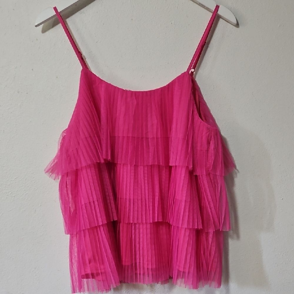 Pink Lily Pink Tiered Camisole Top